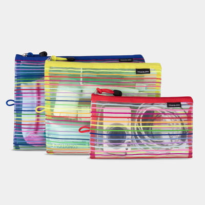 set of 3 mesh pouches