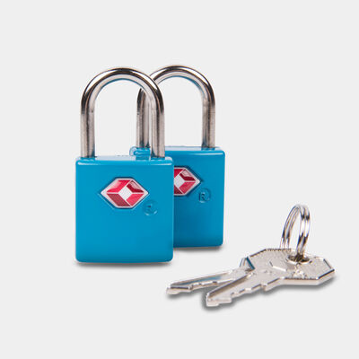 set of 2 tsa accepted padlocks