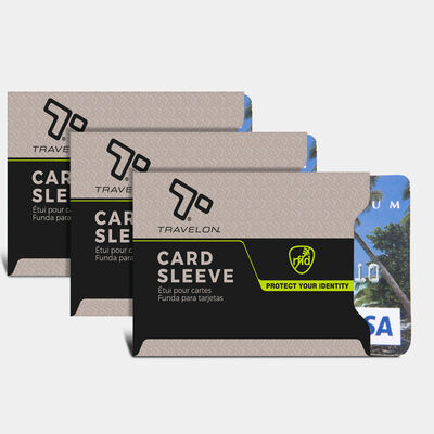 set of 3 rfid blocking sleeves