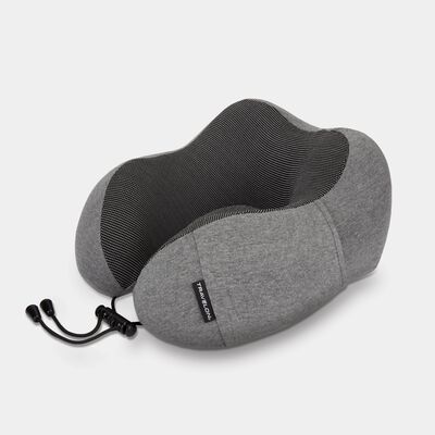 contoured memory foam travel pillow