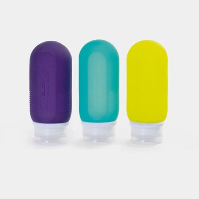 world travel essentials set of 3 leakproof  3 oz. travel tubes
