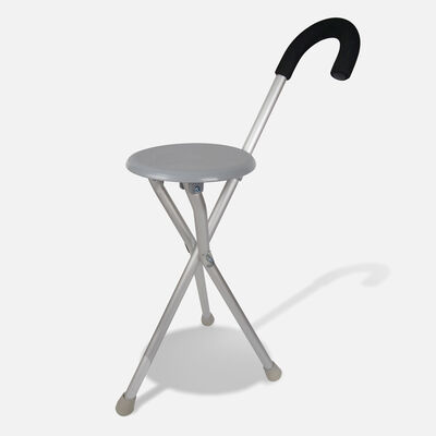 seat and walking cane in one