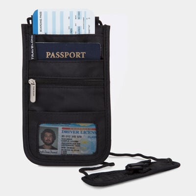 rfid blocking classic deluxe boarding pouch