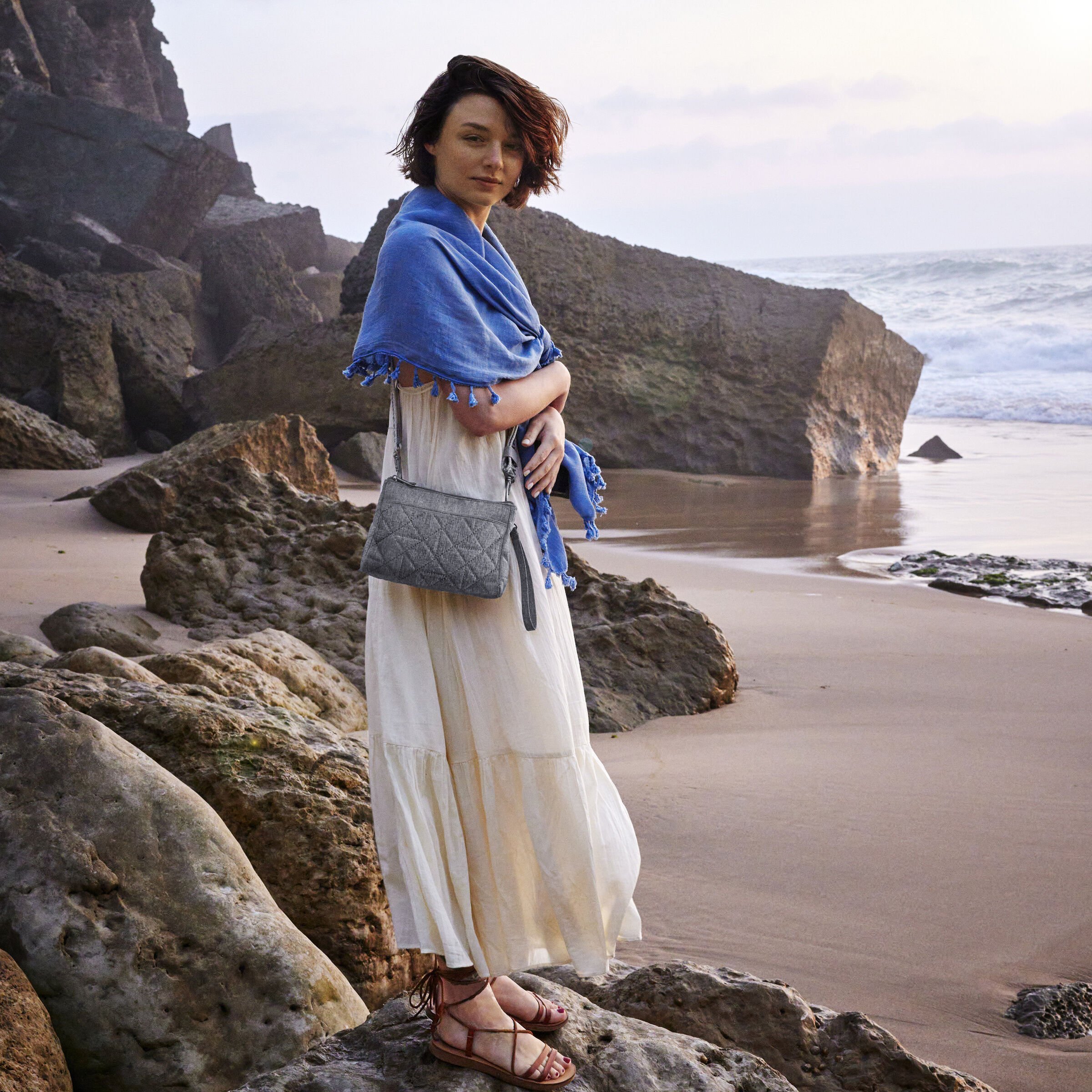 Essentials Anti-Theft East/West Small Crossbody