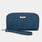 rfid blocking double zip wallet
