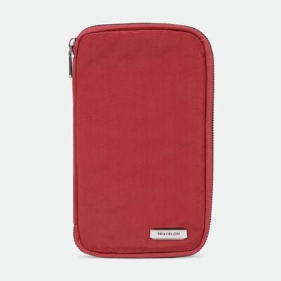rfid blocking family passport zip wallet