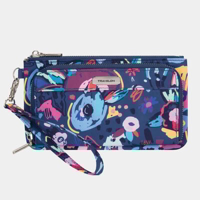 rfid blocking phone clutch wallet