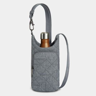 anti-theft boho insulated water bottle tote