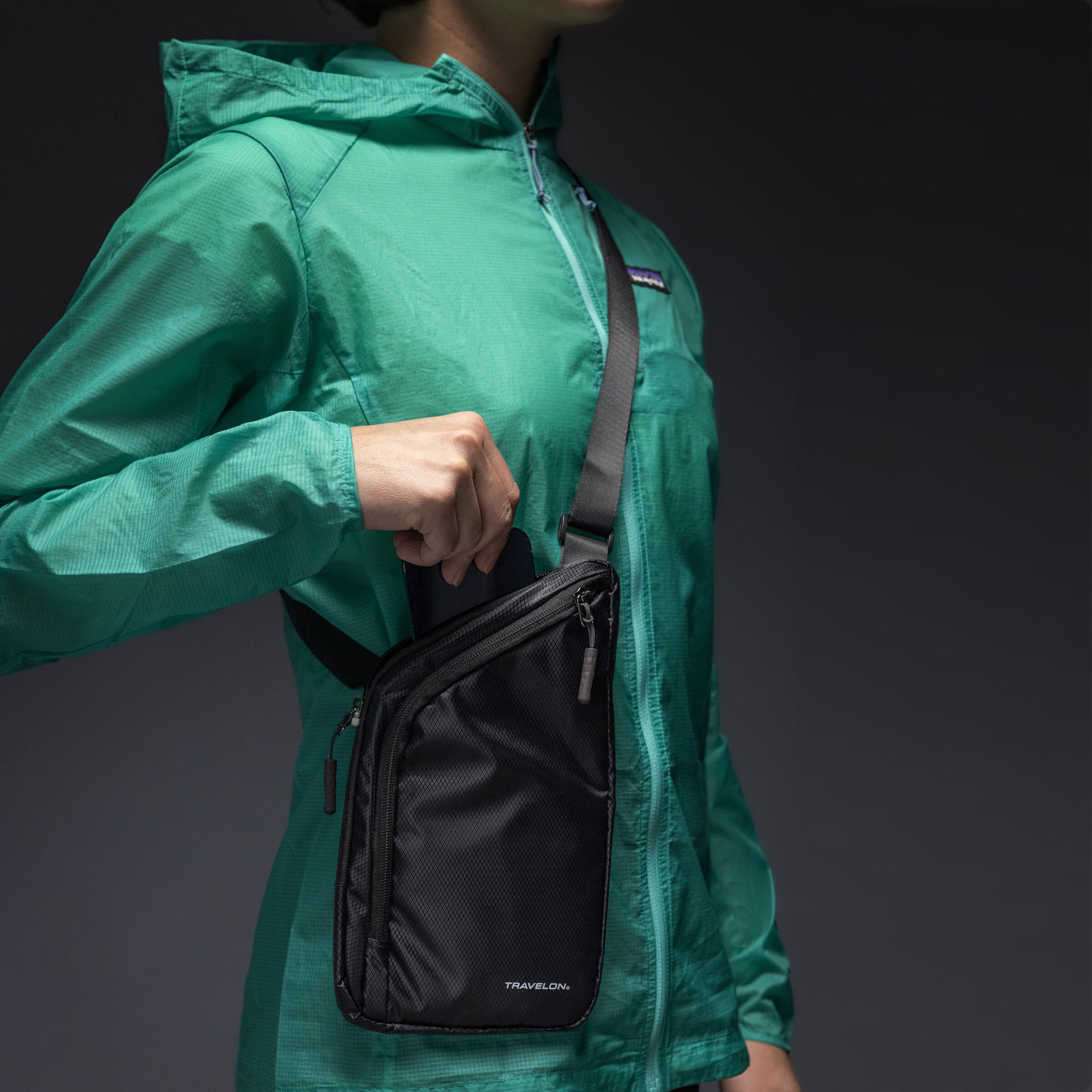 World Travel Essentials Slim Crossbody Bag