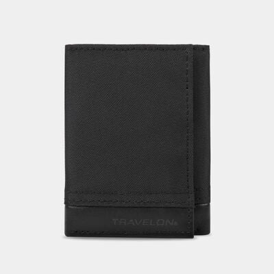 rfid blocking trifold wallet