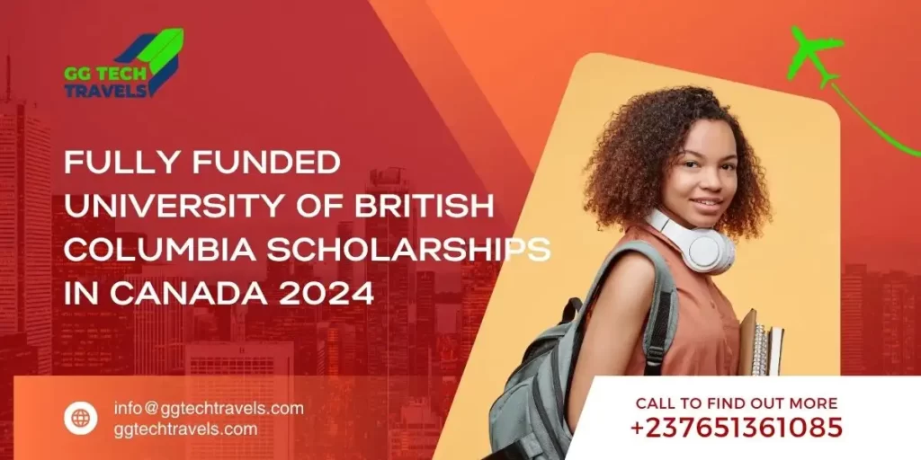 Fully Funded University of British Columbia Scholarships in Canada 2024