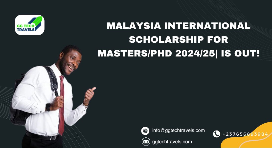 Malaysia International Scholarship for Masters/PhD 2024/25| Is Out!